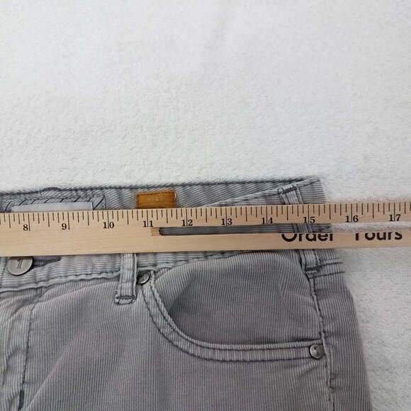 Anthropologie Pilcro & The Letterpress Size 29 Gray Vintage Slim Corduroy Jeans - Picture 7 of 11